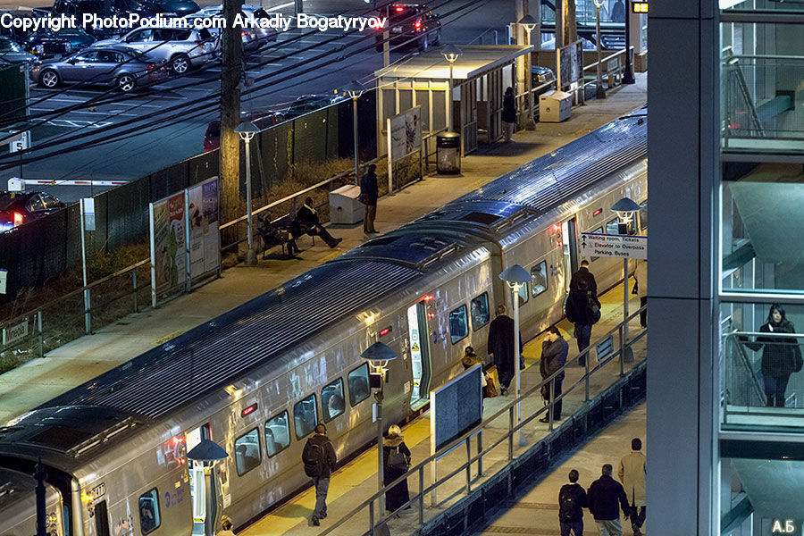 Train, Vehicle, Car, Jaguar Car, Automobile, Parking, Parking Lot