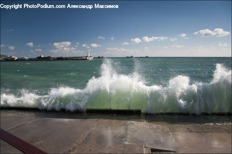 Outdoors, Sea, Sea Waves, Water, Beach, Coast