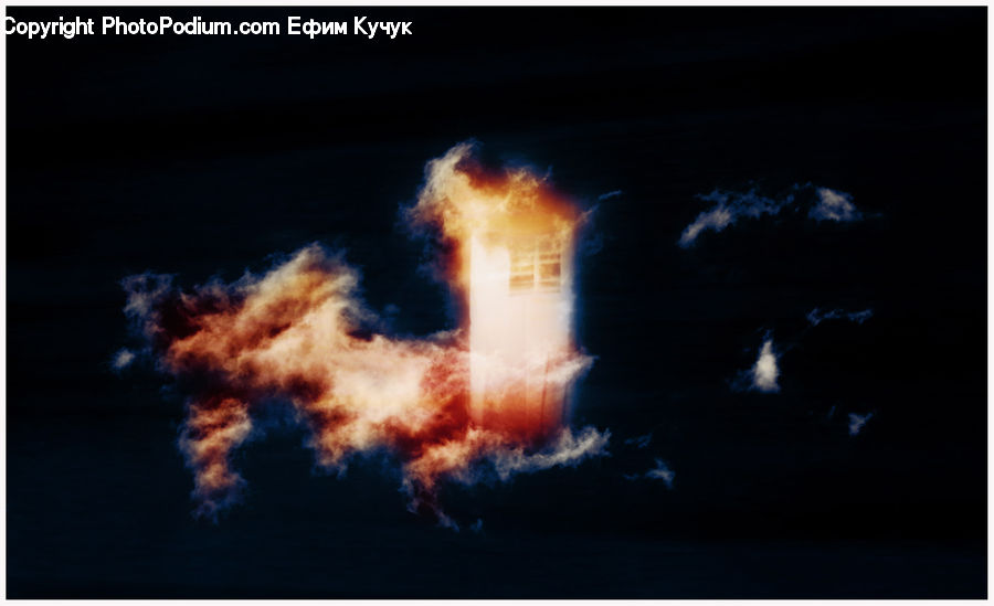 Fire, Flame, Smoke, Outdoors, Sky, Dawn, Dusk