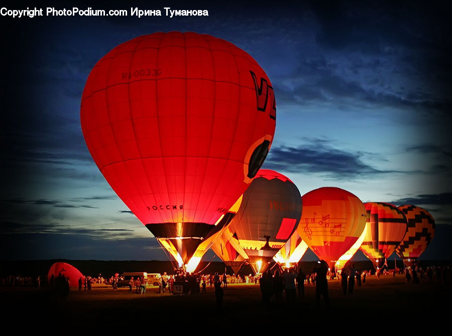 Ball, Balloon, Hot Air Balloon, Crowd