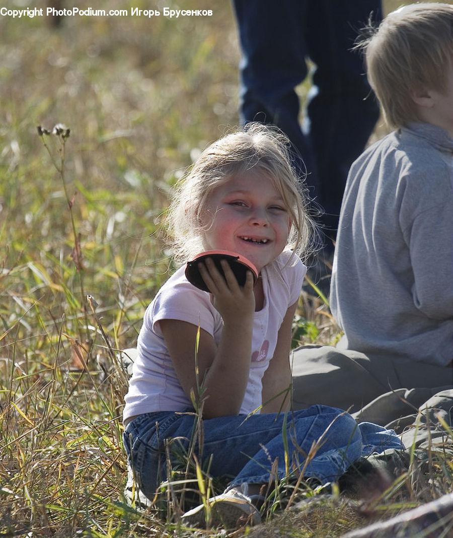 Human, People, Person, Field, Grass, Grassland, Plant