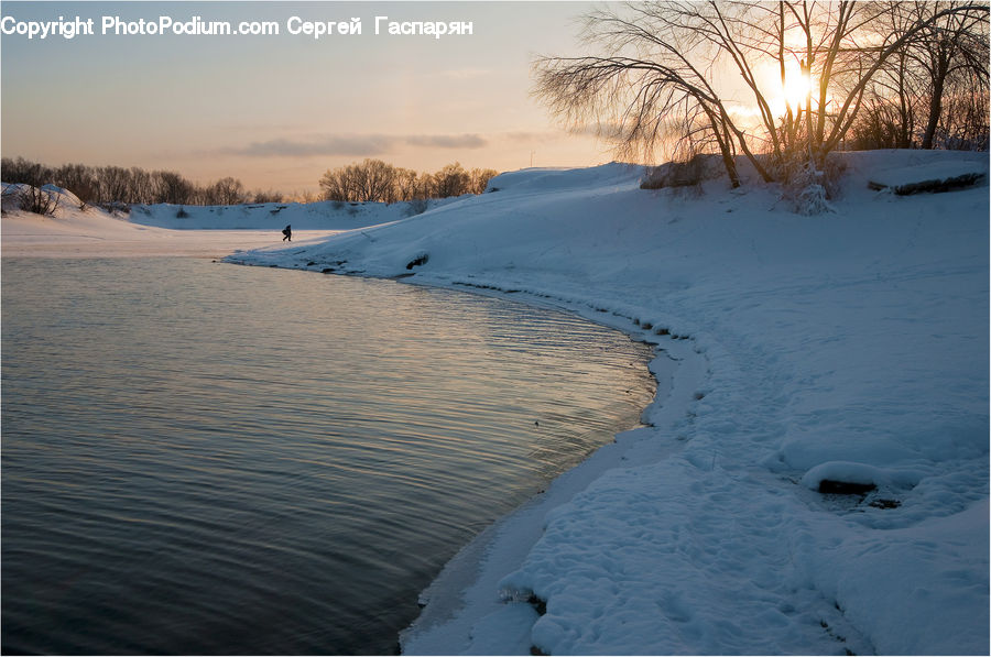 Footprint, Outdoors, Sand, Soil, Ice, Snow