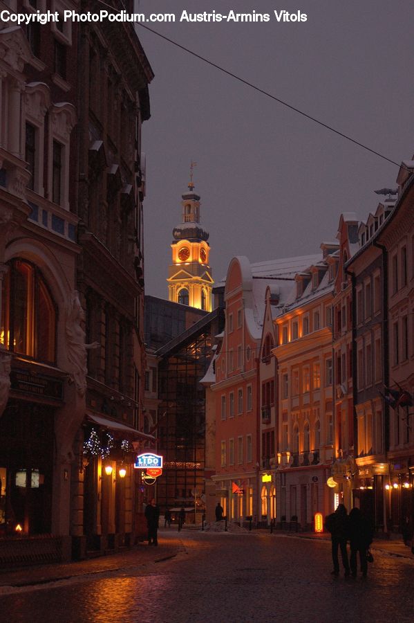 Architecture, Bell Tower, Clock Tower, Tower, Downtown, Plaza, Town Square