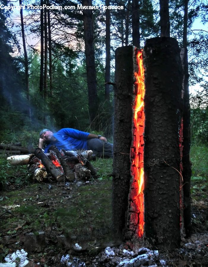 People, Person, Human, Outdoors, Bonfire, Campfire, Camping