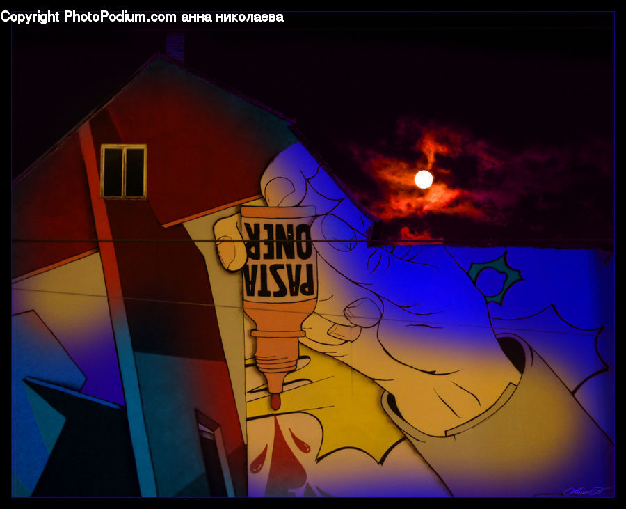 Dawn, Dusk, Red Sky, Sky, Sunrise, Sunset, Bonfire