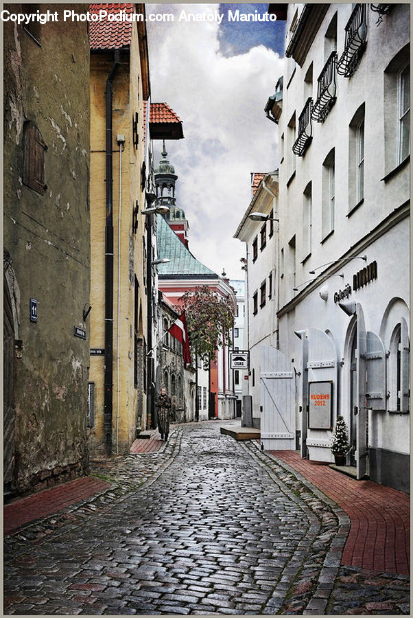 Cobblestone, Pavement, Walkway, Alley, Alleyway, Road, Street