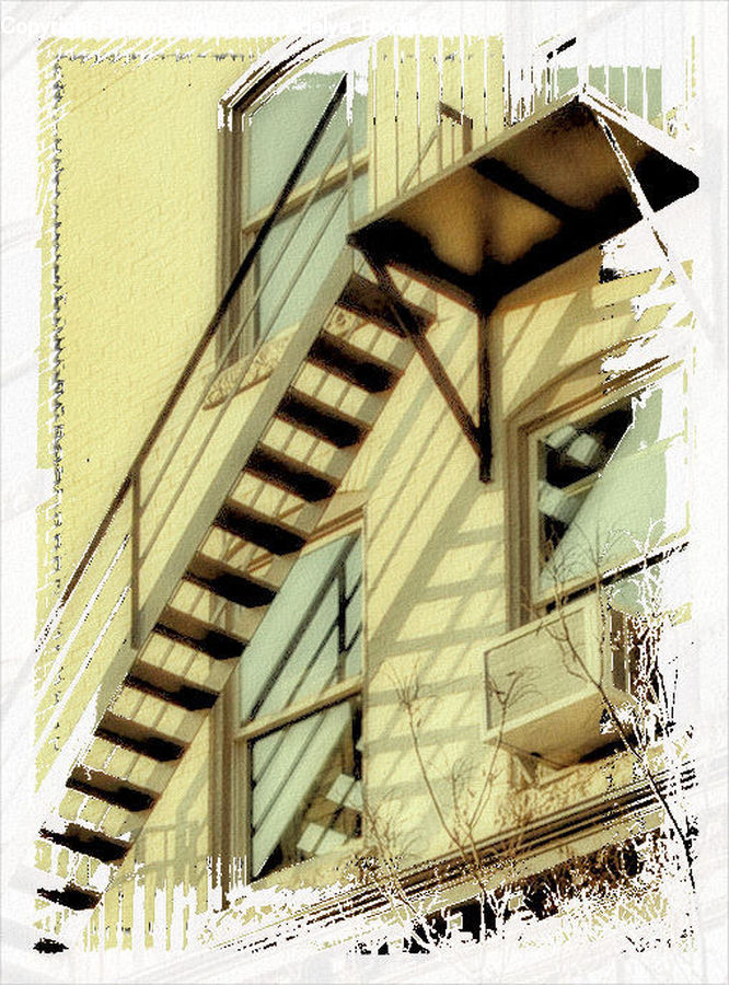 Collage, Poster, Building, Housing, Architecture