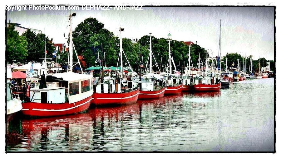 Boat, Watercraft, Barge, Tugboat, Yacht, Harbor, Port