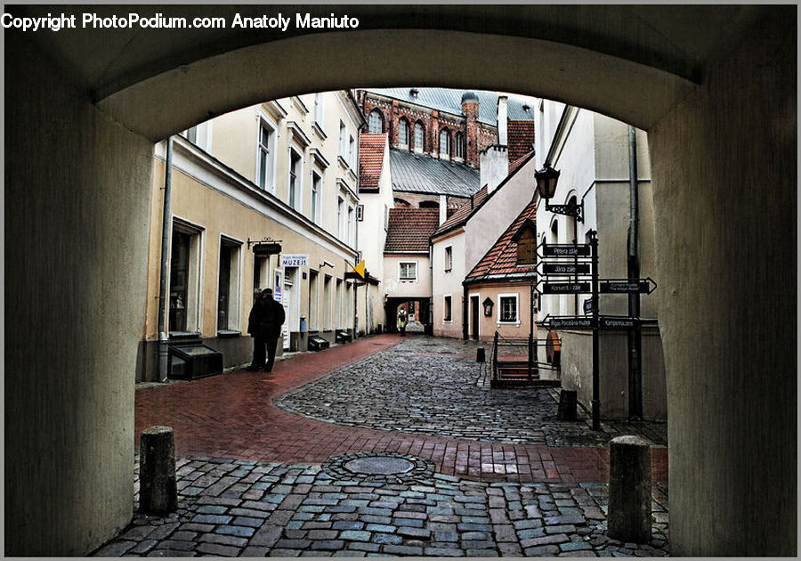 Cobblestone, Pavement, Walkway, Brick, Alley, Alleyway, Road