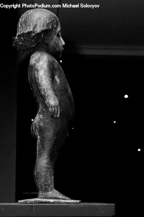 Art, Sculpture, Statue, Head, Portrait, Person, Selfie