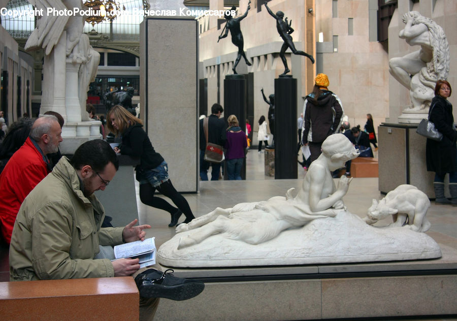 People, Person, Human, Art, Sculpture, Statue, Hospital