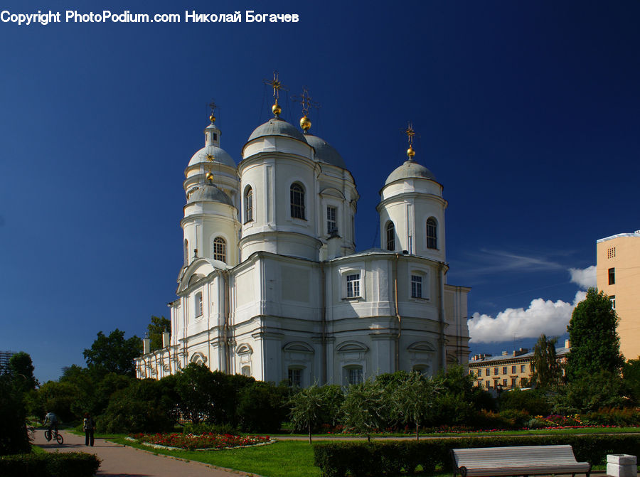 Bench, Architecture, Dome, Building, Housing, Monastery, Bell Tower