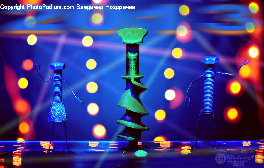 Lighting, Glitter, Light, Stage, Night, Outdoors, Coil