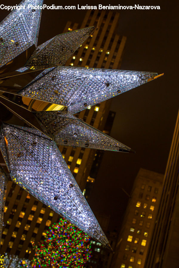Building, City, High Rise, Downtown, Metropolis, Urban, Crystal