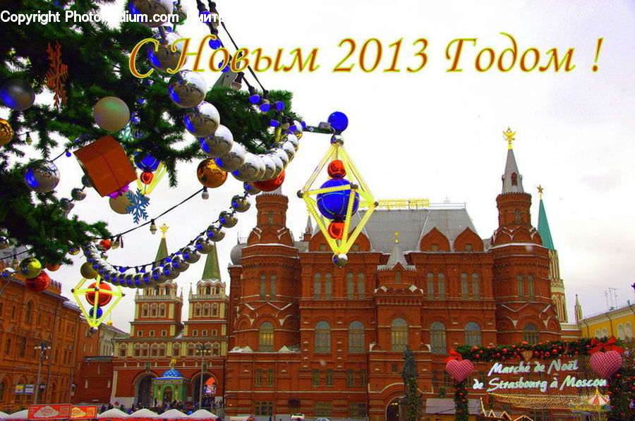 Plant, Potted Plant, Ball, Balloon, Lantern, Ornament, Architecture