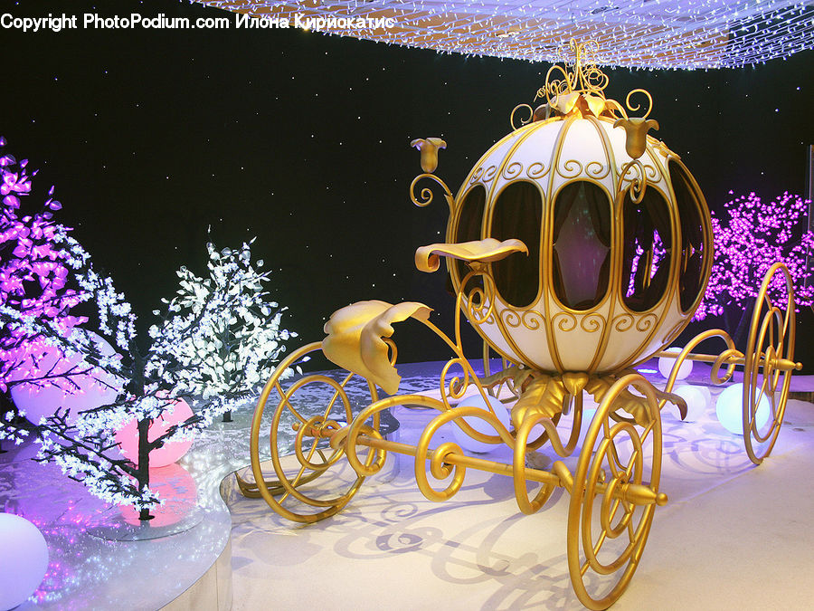 Carriage, Horse Cart, Vehicle, Accessories, Bling, Furniture, Glasses