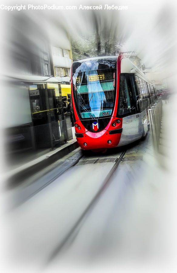 Train, Vehicle, Transportation, Streetcar, Tram, Automobile, Car