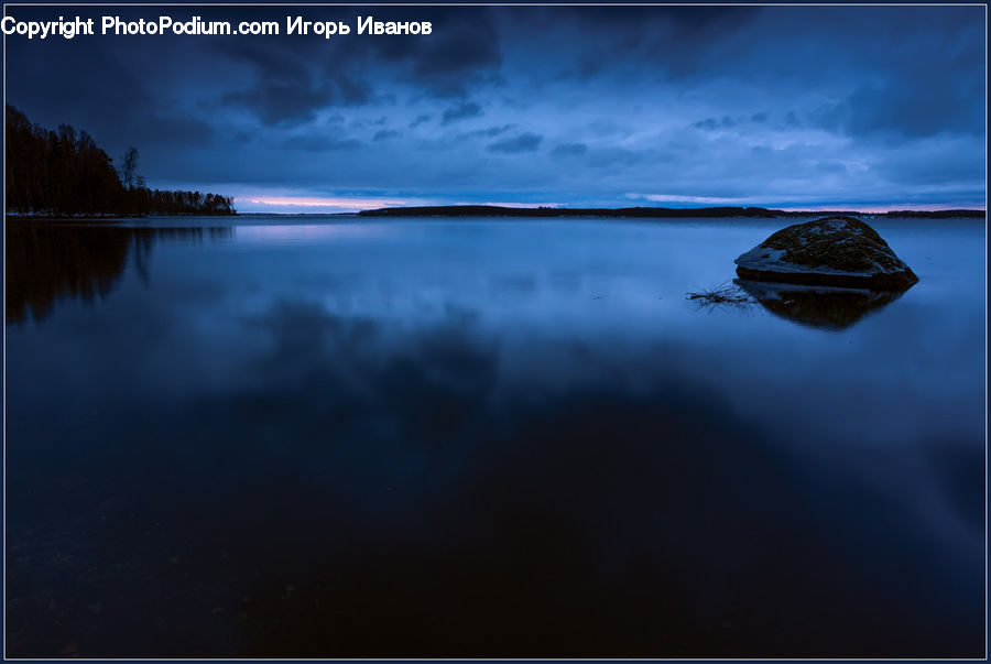 Lagoon, Lake, Outdoors, Water, Forest, Vegetation, Sea