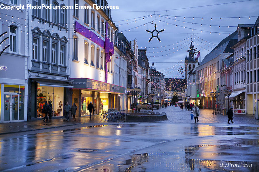Road, Street, Town, Architecture, Downtown, Plaza, Town Square