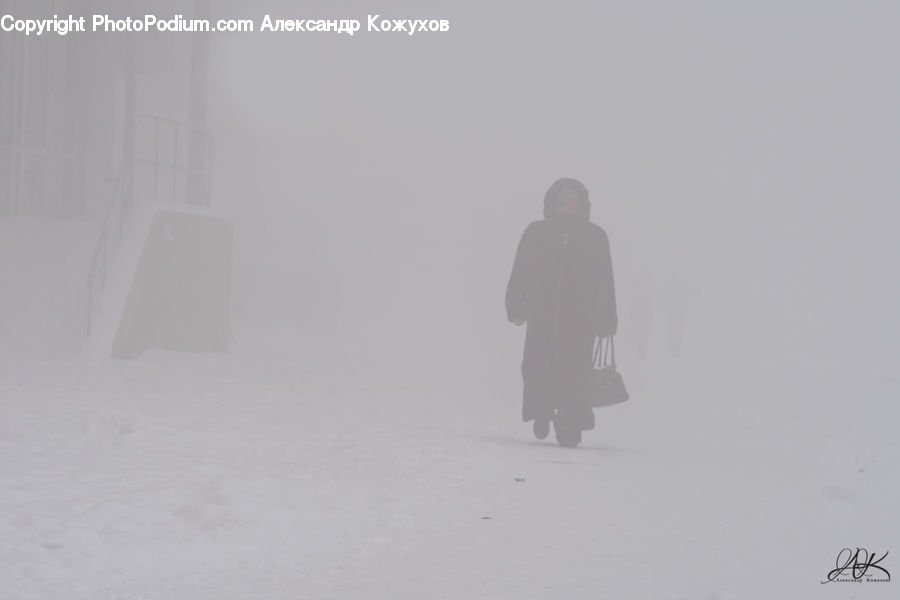 Blizzard, Outdoors, Snow, Weather, Winter, People, Person