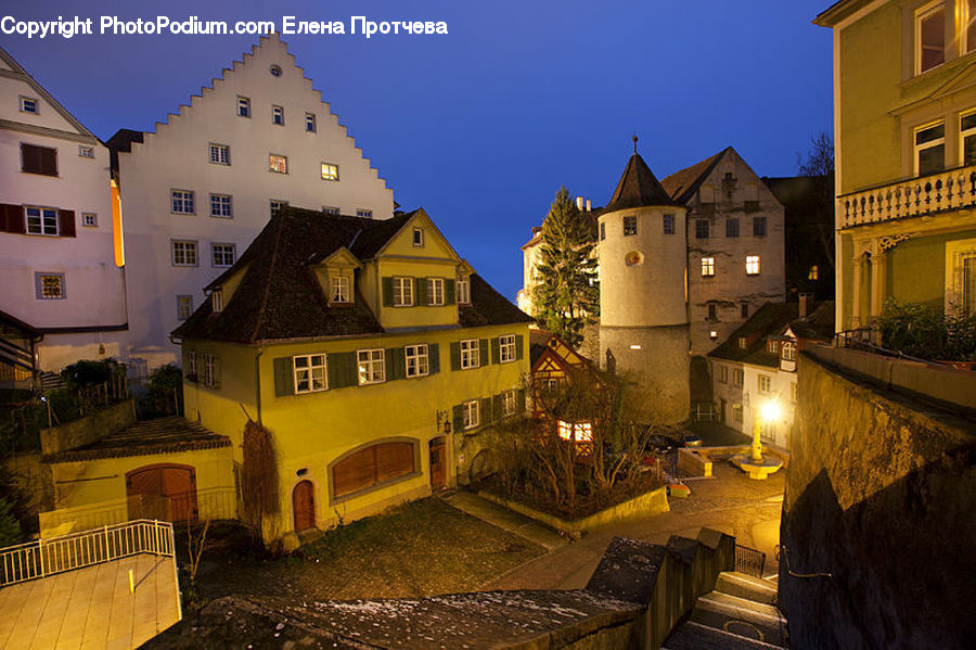 Plant, Potted Plant, Architecture, Castle, Fort, Downtown, Plaza