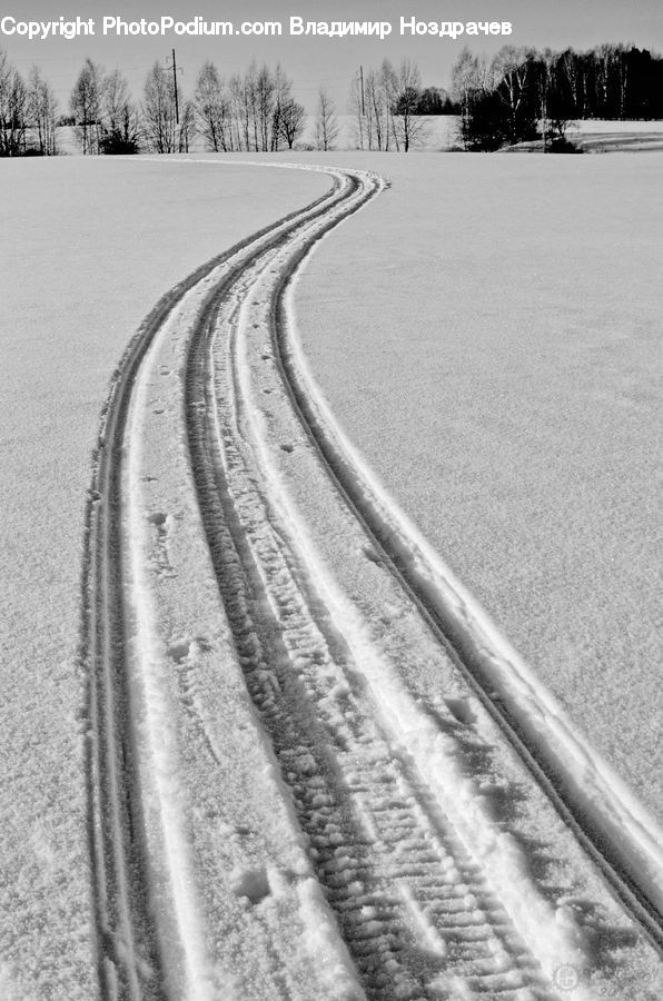 Freeway, Road, Ice, Outdoors, Snow, Sand, Soil