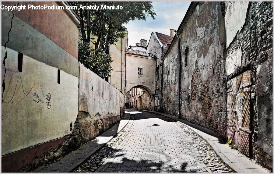 Alley, Alleyway, Road, Street, Town, Building, Architecture