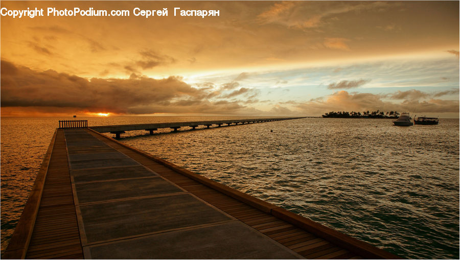 Boardwalk, Deck, Path, Sidewalk, Walkway