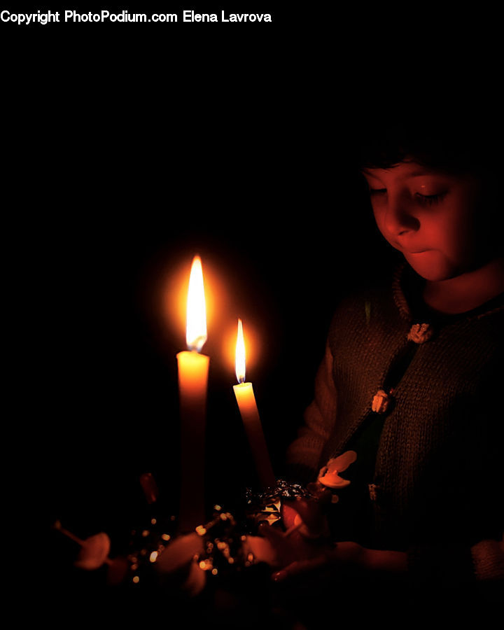 People, Person, Human, Candle, Fire, Flame, Lighting