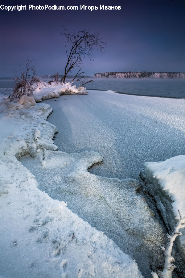 Ice, Outdoors, Snow, Arctic, Winter, Beach, Coast