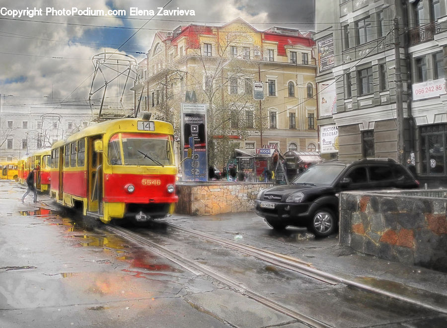 Automobile, Car, Vehicle, Train, Suv, Cable Car, Streetcar