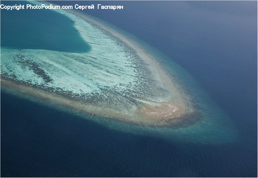 Atoll, Beach, Coast, Island, Reef, Sea, Water