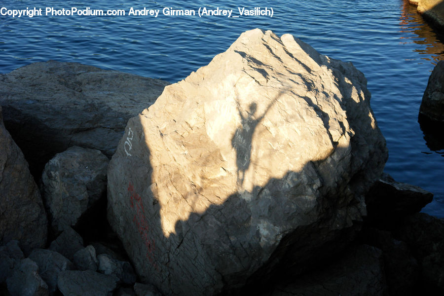 Outdoors, Ripple, Water, Sea, Rock, Coast, Cliff