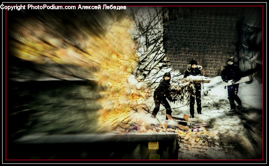 People, Person, Human, Crypt, Weapon, Outdoors, Brick