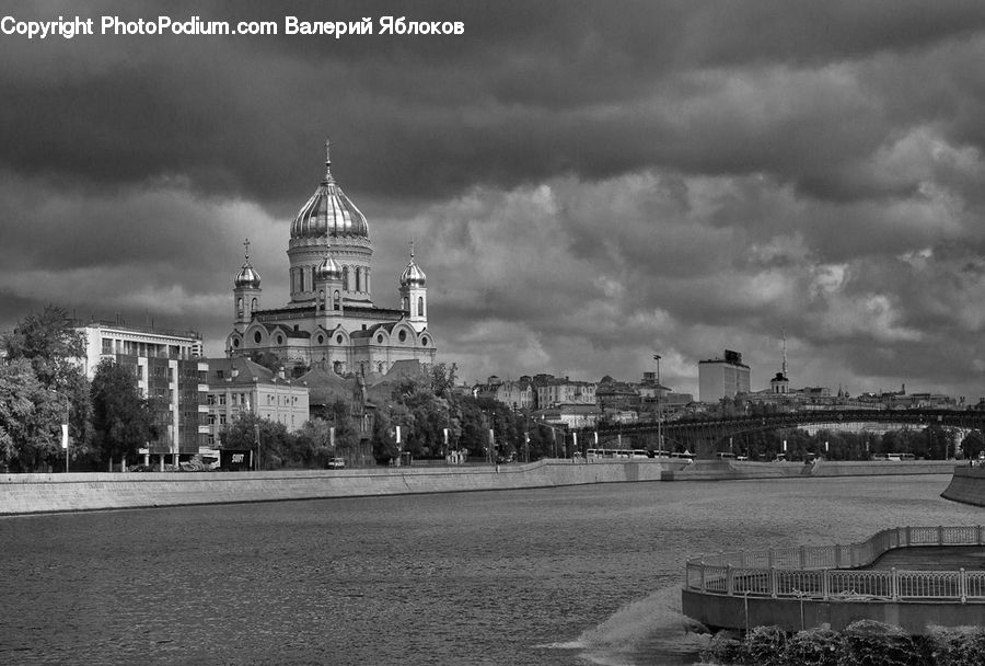 Outdoors, Storm, Weather, City, Downtown, Urban, Architecture