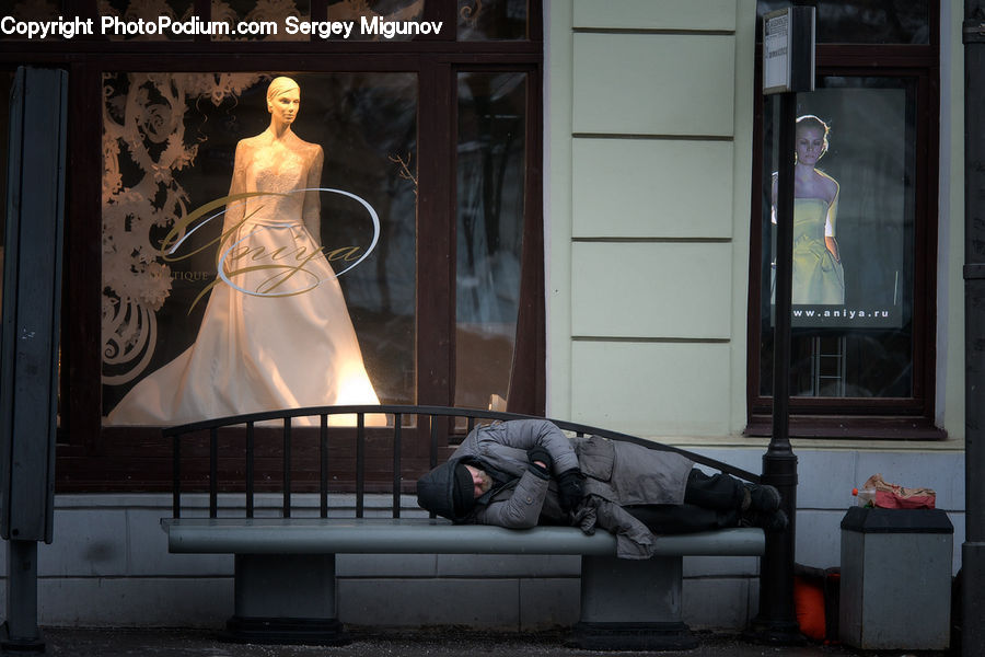 People, Person, Human, Asleep, Luggage, Suitcase, Robe