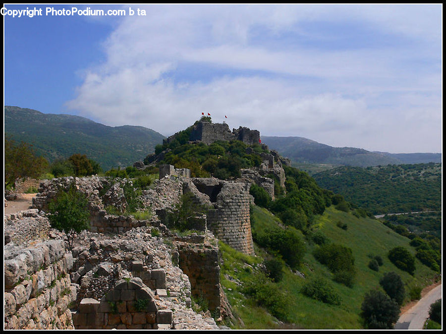 Rock, Tomb, Castle, Fort, Cliff, Outdoors, Plateau