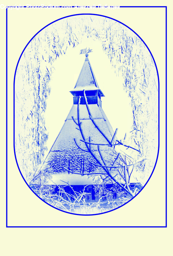 Paper, Architecture, Spire, Steeple, Tower, Church, Worship