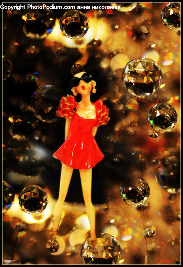 Boutique, Shop, Window Display, Ornament, Glass, Crystal, Diamond
