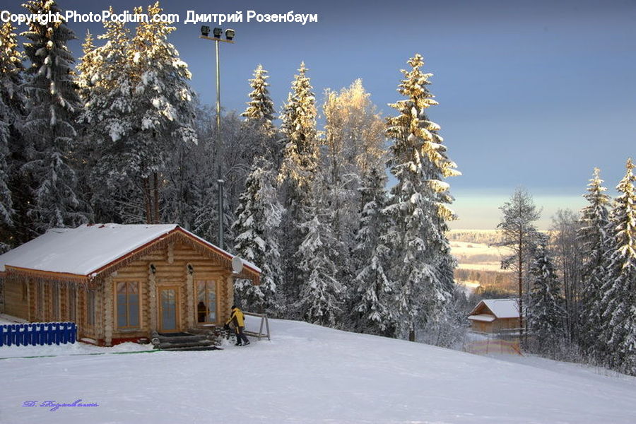 Building, Cottage, Housing, Arctic, Snow, Winter, Ice