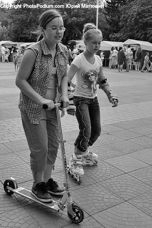People, Person, Human, Skateboard, Sport, Moped, Motor Scooter