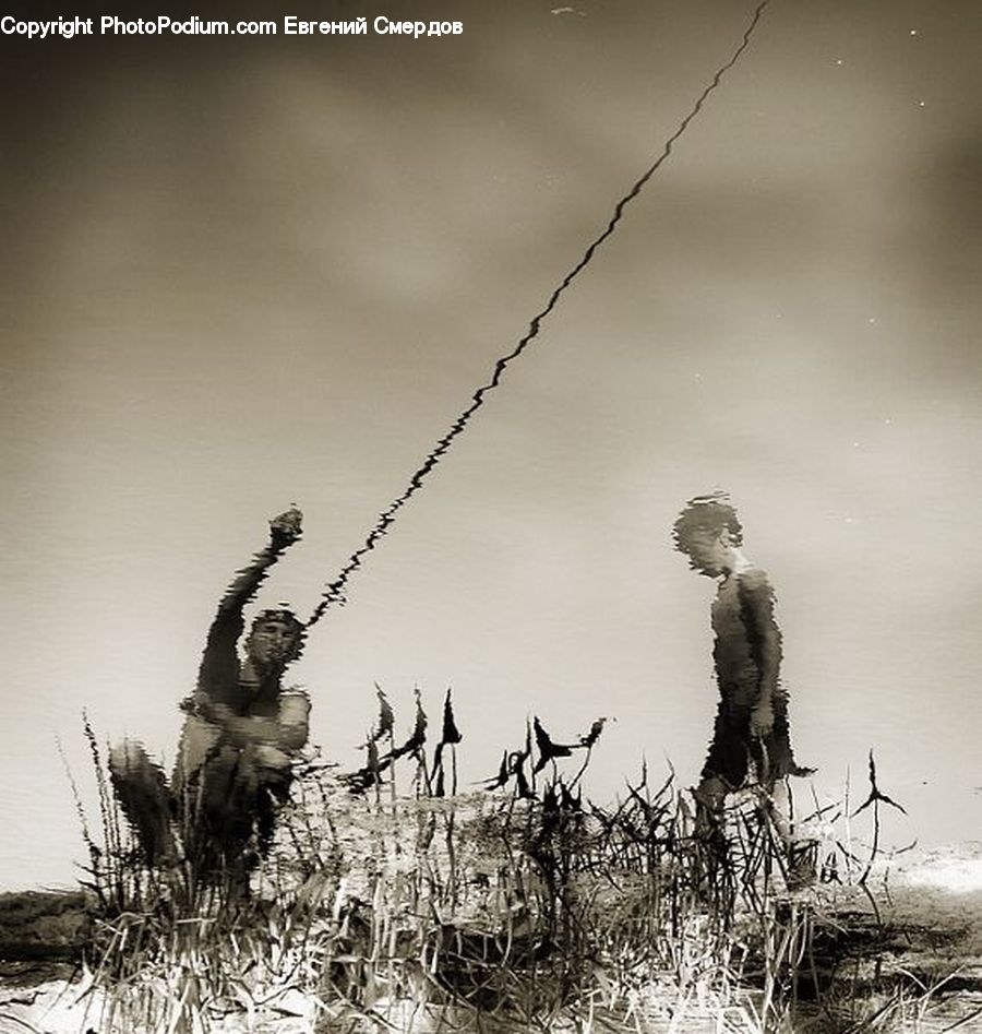 People, Person, Human, Grass, Plant, Reed, Art
