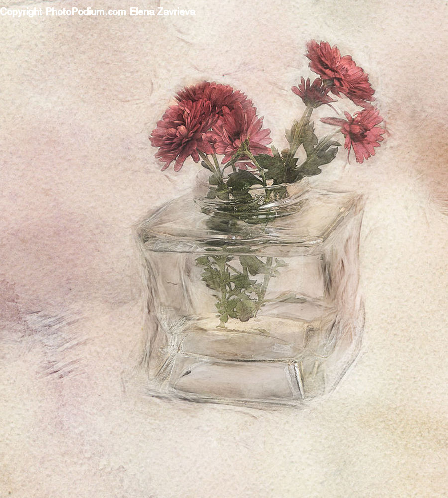 Art, Glass, Embroidery, Goblet, Soil, Dirt Road, Gravel