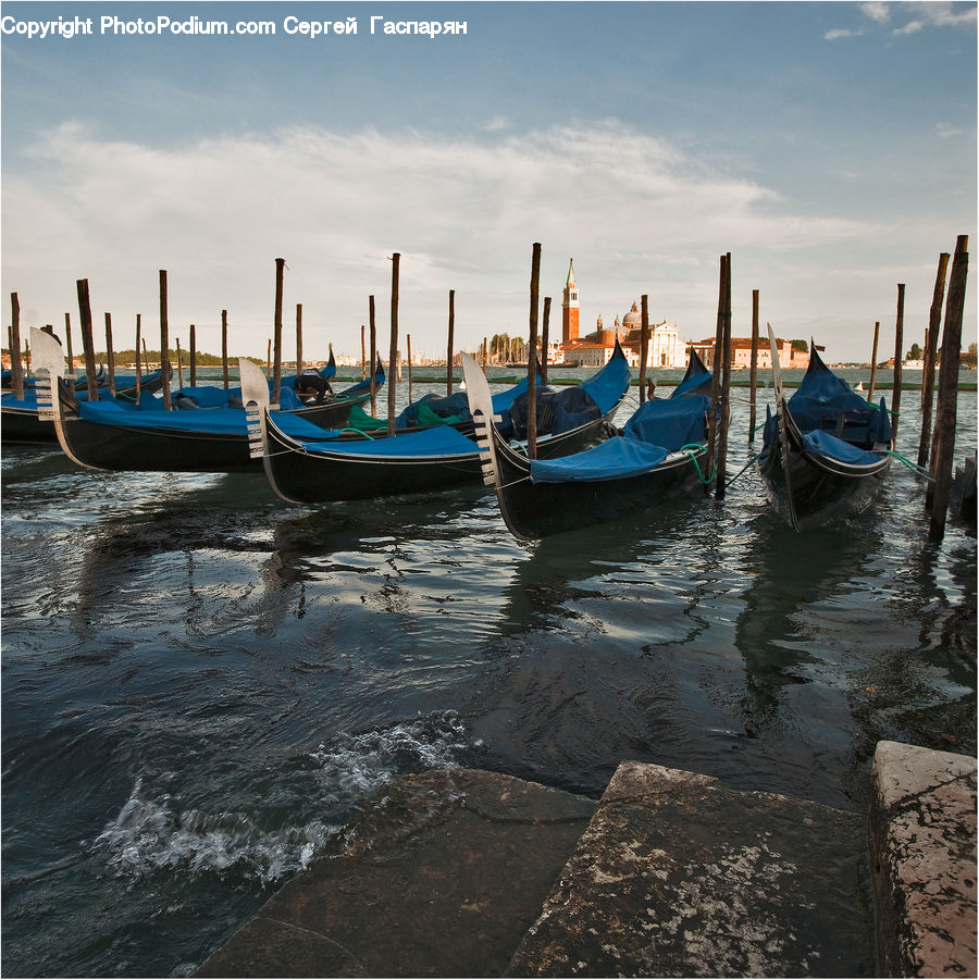Boat, Gondola, Watercraft, Dock, Landing, Pier, Harbor