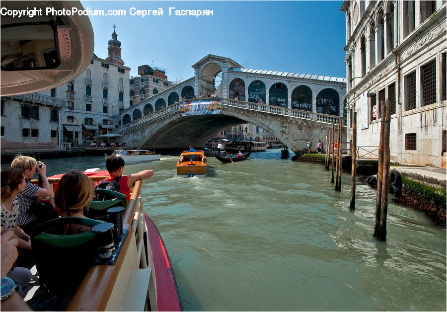 Boat, Gondola, People, Person, Human, Watercraft, Dinghy