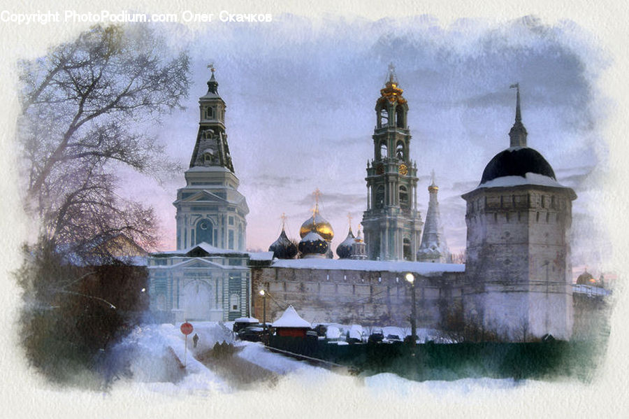 Train, Vehicle, Architecture, Bell Tower, Clock Tower, Tower, Spire