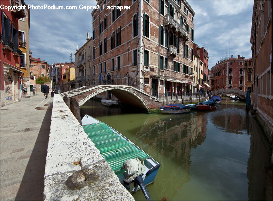 Canal, Outdoors, River, Water, Alley, Alleyway, Road