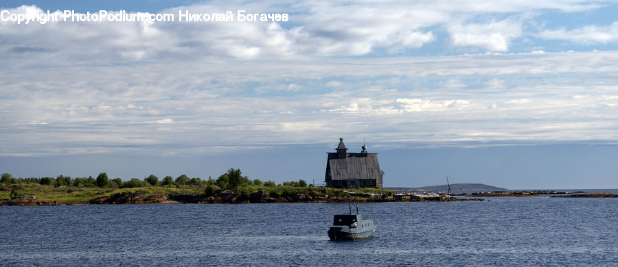 Coast, Outdoors, Sea, Water, Waterfront, Beacon, Building