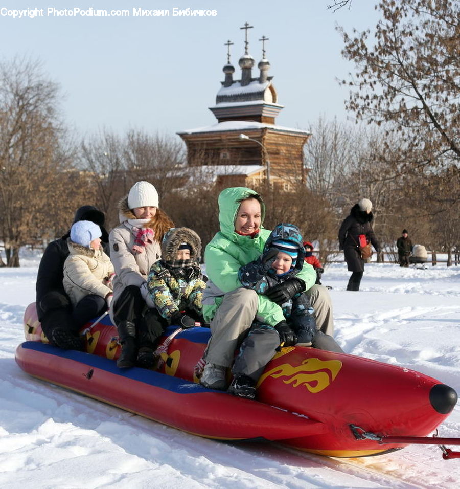 People, Person, Human, Sled, Tubing, Water, Adventure