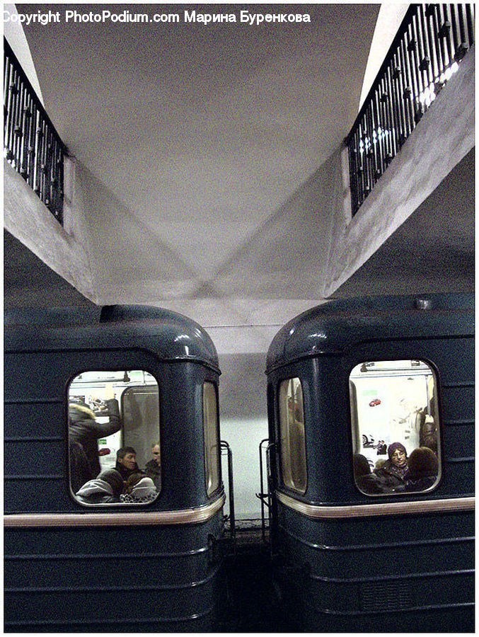 Subway, Train, Train Station, Vehicle, Indoors, Interior Design, Room